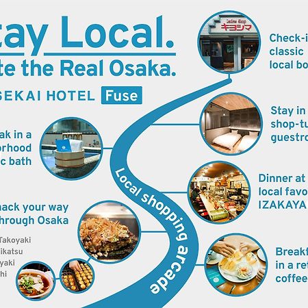 Sekai Hotel Deep Osaka Experience Yao Exterior foto